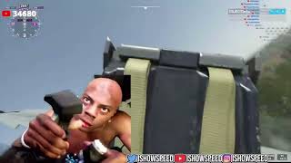 iShowSpeed Pc Falls On Top Of His Head While Playing Flight Simulator 💀