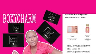 BOXYCHARM BASE AND PREMIUM DECEMBER 2021 SPOILERS | CHOICE |SPOILER ALERT