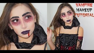 Vampire Halloween Makeup Tutorial - DIY Quick with Makeup