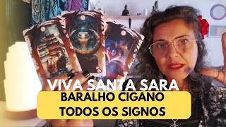 🌹VIVA SANTA SARA KALI👉🏾TODOS OS SIGNOS🔮Baralho Cigano #povocigano #santasara #baralhocigano #tarot