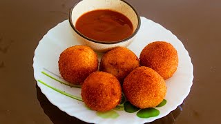 Crispy Potato Cheese Balls Recipe | Cheesy Potato Snack | Cheese Ball Recipe