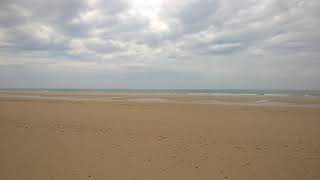 Ein Rundblick über Baubigny Strand - Baubigny Beach: no-one around