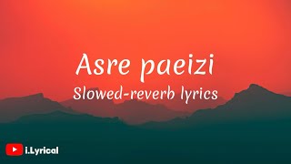 Murteza pashaei - Asre paeizi ( slowed-reverb lyrics video )