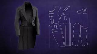 Dress coat (1895) - a digital reconstruction