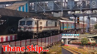 01221 CSMT-NZM Rajdhani Special Skipping Thane