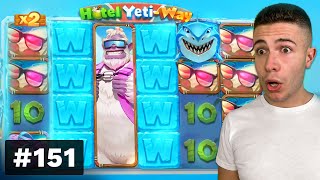 CRAZY HIT on Lord Merlin & MASSIVE WIN on Hotel Yeti Ways - AyeZee Stream Highlights #151