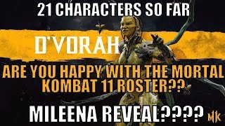 Mortal Kombat 11 What Do You Think Of The Character Roster So Far / Mileena LEAKED? /Steam Leak