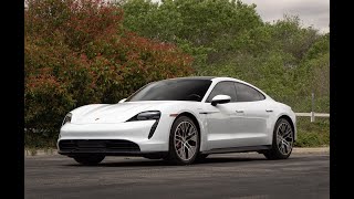 2020 Porsche Taycan 4S driving