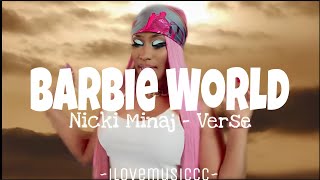 Nicki Minaj - Barbie World (From Barbie The Album) [Verse - Lyrics]