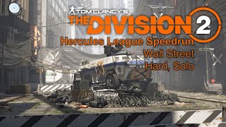 Tom Clancy's The Division 2 - First Rogue, Hercules League Speedrun, Wall Street