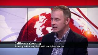 LA shooting live interview, David Waddell with Maryam Moshiri on BBC World News