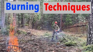 Brush & Logging Slash Burning Technique