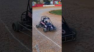 Some open practice in my quarter midget, getting the car dialed in! #5yearsold #racecar #driver