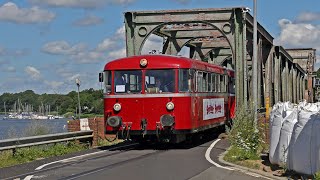 Uerdinger im Planeinsatz - Angelner Dampfeisenbahn mit Doornkaat Express