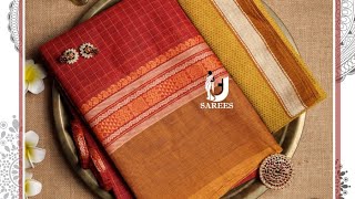 Beautiful Negamam cotton sarees 🤩 samrithi's Boutique ❤️❤️