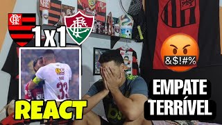 REACT FLAMENGO 1 X 1 FLUMINENSE MELHORES MOMENTOS BRASILEIRÃO 2023 REAÇÕES FLAMENGUISTAS