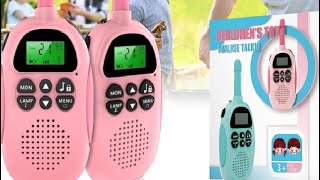 Ukuu Talkies Walkies Enfants, VOX Talkie Walkie USB Rechargeable, TALKIE WALKIE POUR ENFANTS SYMPATH