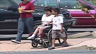 crutchman 100 Wheelchairs Galore  ( woman wheelchair transfer, open toe shoes)