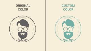 Barbershop Badge Titles Animation / Logo Intro After Effects / Logo Animation Template Intro No# 309