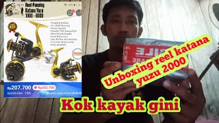 Unboxing Reel Katana yuzu 2000 (13+1Bearing) Power hendle