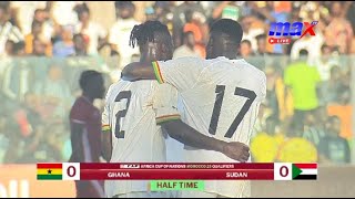 Live | Ghana 0-0 Sudan | Half-Time Studio Discussions | AFCON 2025 Qualifier