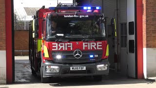 London Fire Brigade  - Hammersmith Pump Ladder Turnout