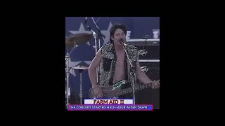 Fourth of July 1986 - Band "X" Performed "4th of July"  at the All-Star Concert Farm Aid II