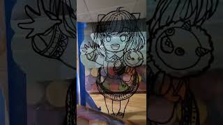 Anya Anime Glass Painting