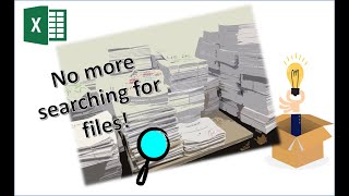 Missing Corporate Files? Not anymore with this FILE TRACKER! Using Excel and Scan-IT