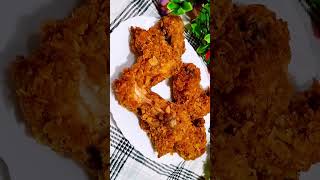 Homemade crunchy and juicy chicken wings #food #newrecipe #yt  #frying #crunchy  #streetfood #shorts