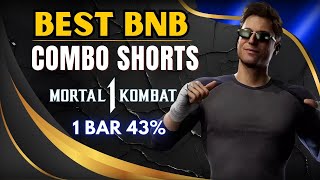 Johnny Cage NO HYPE 43% BnB Combos - Mortal Kombat 1