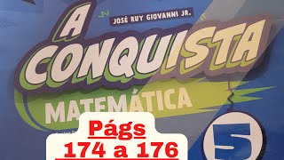 A Conquista   -  Matemática    -   5° ano  -   págs 174 a 176 - Frações equivalentes