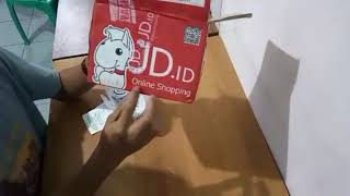 Unboxing Susu Indomilk Putih Hadiah Dari JD ID