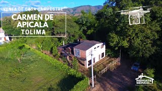 Venta de Casa en Carmen de Apicalá | Desde Drone