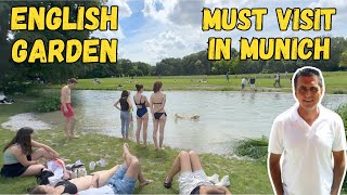 ENGLISH GARDEN MUNICH MUST VISIT SIGHT IN MUNICH LARGER THAN CENTRAL PARK | WHAT TO SEE IN MUNICH