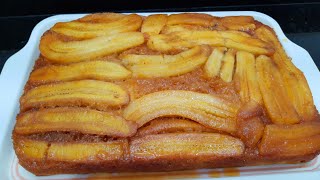 Torta de banana caramelizada