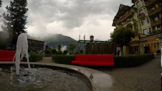 Wengen Hotel Fountain Lapse