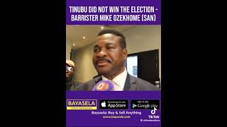 BREAKING NEWS: TINUBU DID NOT WIN THE PRESIDENTIAL ELECTIONS SAYS MIKE OZEKHOME