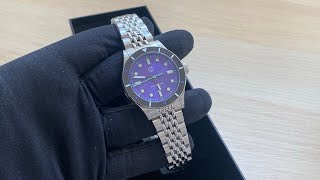 Henryarcher watch Nordsø - Cosmic Purple Trinity Grey