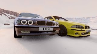 BMW E38 VS E39  🔥🔥#beamngdrive #gaming