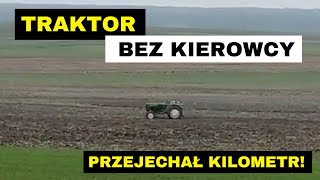 🚜 Traktor z przyczepą uciekł pijanemu rolnikowi 💁‍♂️