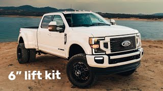 6” lift kit on Ford F-350