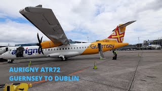 TRIP REPORT: Aurigny ATR72 Flight from Guernsey to Dublin on the GR686