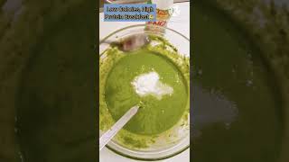 LowCarb HighProtein Breakfast/KhamanDhokla/Bizcocho Salado d EspinacaASMR#youtubeshorts#viral#recipe