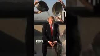 PRESIDENT DONALD TRUMP ENJOYING A COLD SHOWER 1