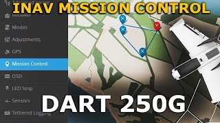 INAV Mission Control на крыле ZOHD DART 250G полет по миссии