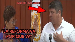 NO SE LA ESPERABA! ENERSTINA GODOY LE DA ARRASTRADA A FALSO TRABAJADOR DEL PJF QUE NO QUIERE REFORMA