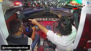 Marciano Pilotando um simulador de vôo Real em Pedra Azul ES , FULL MOTION ! PILOTO POR UM DIA !