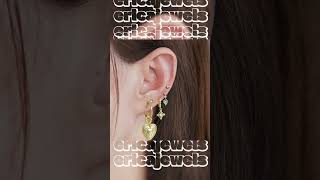 Vintage Charm: Ear Curation with Heart Hoops | Erica Jewels | Piercing Jewelry