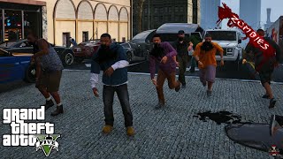 GTA 5 - FRANKLIN Becomes A ZOMBIE EP 15 | GTA 5 MODS